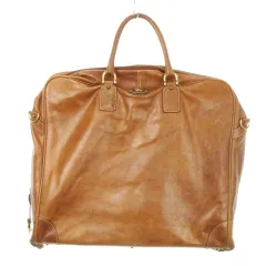 アイグナー AIGNER Etienne Aigner ガーメントバッグ 2way ショルダーバッグ レザー セカンドバッグ付 ハンガー付 茶 ブラウン /MN1 ■GY11