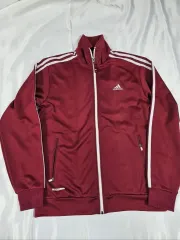 アディダス バーガンディ ジャージ