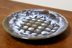 九谷焼 博峰窯 柴田博 7号 22cm 皿 盛皿 銀彩 - メルカリ