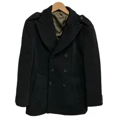 TAKEO KIKUCHI　ピーコート　ナイロンジャケット　ダブルボタン　無地　エポーレット　日本製　古着　/0143