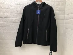 AD）TOMMY HILFIGER トミーヒルフィガー マウンテンパーカー L ブラック 裏起毛