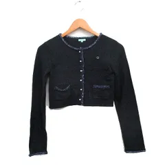 トッカ TOCCA 子供服 カーディガン 長袖 ビジューボタン 150 ネイビー 紺 /KT5