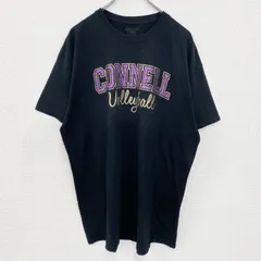 【値引き交渉OK！】古着 used　GILDAN ギルダン　半袖ラメTシャツ　バレーボール　黒　ブラック　クルーネック　ビックシルエット