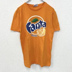 【値引き交渉OK！】古着 used　Fanta ファンタ　オリジナル半袖プリントTシャツ　コカ・コーラ　春夏服　クルーネック　オレンジ　Sサイズ