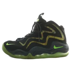 ナイキ NIKE エアピッペン カモ ブラック フラッシュ ライム Air Pippen Camo Black Flash Lime スニーカー ハイカット US9.5 27.5cm 黒 ブラック 325001-002 /XZ ■GY12