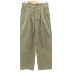 ポロ バイ ラルフローレン Polo by Ralph Lauren ヴィンテージ チノパンツ ポロチノ ツータック ストレート 76 カーキ /GV ■GY19