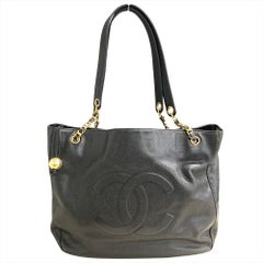 CHANEL CCマークラムチェーントート - メルカリ