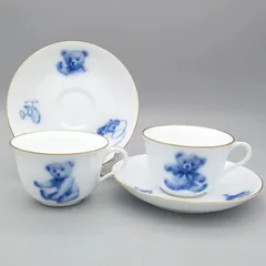 大倉陶園 マイリトルベア カップ＆ソーサー ペア セット 2客 OKURA