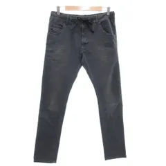 ディーゼル DIESEL KROOLEY-NE イージーデニムパンツ ジョグジーンズ W28 ロゴ テーパード グレー /AE ■GY19