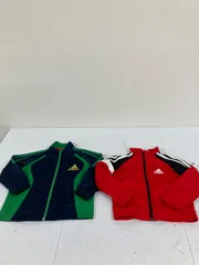 送料無料★adidas アディダス★ジャージ　ジップアップジャケット★キッズ　子供 100★２点セット　#80205sjj36