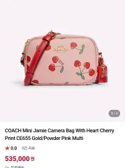 正規品 COACH さくらんぼ バッグ