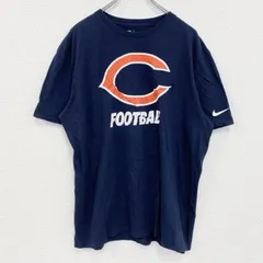 【値引き交渉OK！】古着 used　NIKE　ナイキ　半袖プリントTシャツ　FOOTBALL　クルーネック　黒　ブラック　XLサイズ