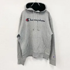 【値引き交渉OK！】古着 used　champion　チャンピオン　スウェットパーカー/フーディー　グレー　Mサイズ