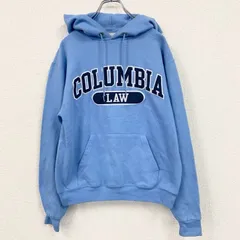 【値引き交渉OK！】古着 used　champion　チャンピオン　スウェットパーカー/フーディー　水色　ライトブルー　Sサイズ