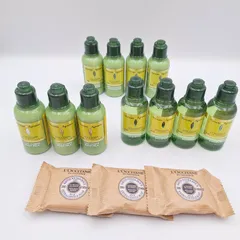 ロクシタン L’OCCITANE Verveine Agrumes CV シャンプー コンディショナー ボディミルク ソープ ヴァーベナ おまとめ アメニティ 新品 未使用 セット 【11365】