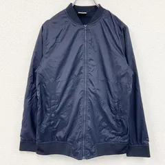 【値引き交渉OK！】古着 used　NAUTICA　ノーティカ　フルジップナイロンジャケット　紺　ネイビー　XLサイズ