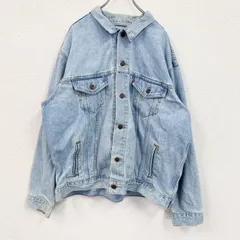【値引き交渉OK！】古着 used　90s　Levi's　リーバイス　4thタイプ　デニムジャケット/Gジャン　ヴィンテージ　ライトブルー　XLサイズ