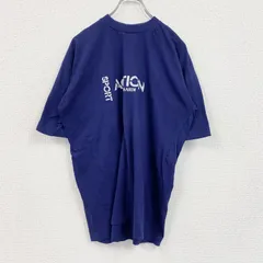 【値引き交渉OK！】古着 used　90s　LEMON COLLECTION　半袖プリントTシャツ　シングルステッチ　青　ブルー　XXLサイズ