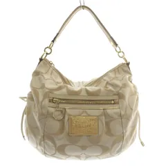 コーチ COACH ハンドバッグ ショルダー 2WAY キャンバス シグネチャー 総柄 ロゴ ベージュ 15319 /XZ ■GY18