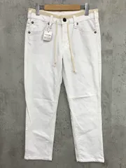 展示品■EDWIN エドウィン ER007L ジャージーズ テーパード パンツ sizeM/白 ■■ レディース