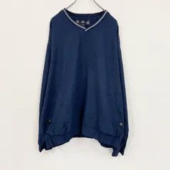 【値引き交渉OK！】古着 used　00s　NIKE GOLF　ナイキゴルフ　プルオーバージャケット　ヴィンテージ　紺　ネイビー　XLサイズ　