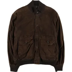 古着 バルスタージャケット スエードレザーブルゾン メンズXL相当/eaa605641