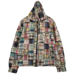 古着 ラルフローレン Ralph Lauren POLO RALPH LAUREN チェック柄 パッチワーク コットンパーカー メンズXL相当/eaa458367