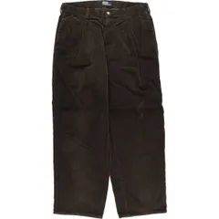 古着 90年代 ラルフローレン Ralph Lauren POLO by Ralph Lauren ツータック コーデュロイパンツ USA製 メンズw34相当/eaa458964
