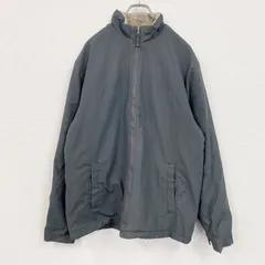 【値引き交渉OK！】古着 used　CHAPS　チャップス　ラルフローレン　フルジップジャケット　ボアライナー　グレー　Mサイズ
