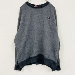 【値引き交渉OK！】古着 used　NIKE　ナイキ　スウェット/トレーナー　グレー　XLサイズ