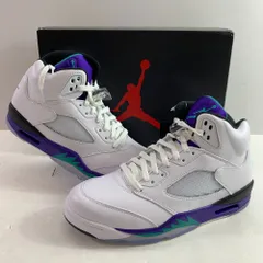 04w6086▽※【中古】Nike Air Jordan 5 Retro Grape (2025) HQ7978-100 ナイキ エアジョーダン5 レトロ グレープ 27.5cm【八王子店】