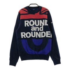 ROUGH AND SWELL カシミヤ100% ニット セーター ネイビー M ROUGH AND SWELL カシミヤ100% ニット セーター ネイビー M - メルカリ