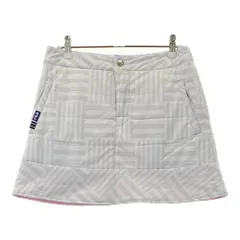 サイズ：S FILA GOLF フィラゴルフ  リバーシブル 中綿スカート 総柄 ホワイト系 [240101622763] ゴルフウェア レディース ストスト