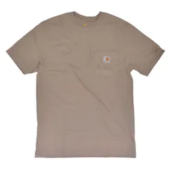 Tシャツ 半袖 メンズ carhartt カーハート レディース ロゴ ワンポイント ポケット ポケット付き k87 クルーネック Uネック アメカジ シンプル ストリート スケーター 大きい｜デスデザート｜DES DESERT｜M