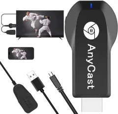 HDMIミラーキャスト 最先端技術搭載・Anycast正規認証 4K HD/1080P対応 テレビにスマホ画面を映す