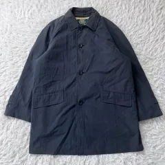 ニューヨーカー  ステンカラーコート ネイビー ライナーあり 古着 Mサイズ ロングコート 1233