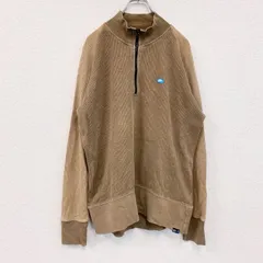 【値引き交渉OK！】古着 used　00s　NIKE　ナイキ　ハーフジップトラックジャケット / ジャージ　ヴィンテージ　茶色　ブラウン　Mサイズ