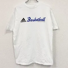 【値引き交渉OK！】古着 used　adidas　アディダス　半袖プリントTシャツ　白　ホワイト　Mサイズ
