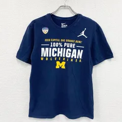 【値引き交渉OK！】古着 used　NIKE　ナイキ　半袖プリントTシャツ　紺　ネイビー　Lサイズ