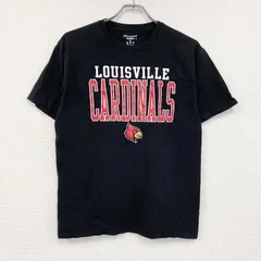 【値引き交渉OK！】古着 used　Champion　チャンピオン　NCAA　半袖プリントTシャツ　黒　ブラック　Mサイズ