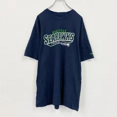 【値引き交渉OK！】古着 used　Reebok　リーボック　半袖プリントTシャツ　ネイビー　XLサイズ