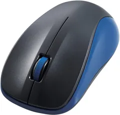 675 エレコム マウス ワイヤレスマウス Bluetooth 3ボタン Mサイズ 抗菌 ブルー M-BY11BRKBU