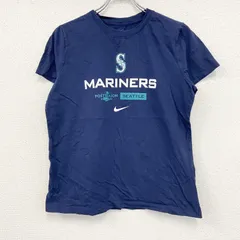 【値引き交渉OK！】古着 used　NIKE　ナイキ　半袖プリントTシャツ　紺　ネイビー　Lサイズ