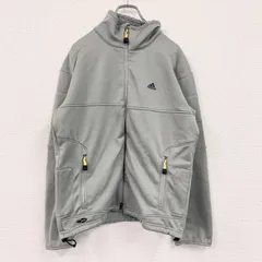 【値引き交渉OK！】古着 used　00s～　adidas　アディダス　トラックジャケット/ジャージ　ヴィンテージ　灰色　グレー　Mサイズ
