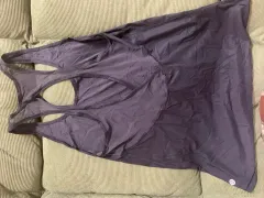 ルルレモン ブラック スポーツ タンクトップ