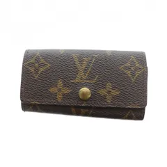 ルイヴィトン LOUIS VUITTON M69517 ミュルティクレ 4 キーケース 4連 ロゴ モノグラム レザー 茶 ブラウン ■GY11 /MQ ■OH