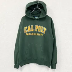 【値引き交渉OK！】古着 used　Champion　チャンピオン　スウェットパーカー/フーディー　緑　グリーン　Mサイズ