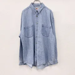 【値引き交渉OK！】古着 used　90s　Levi’s リーバイス　長袖デニムシャツ　ヴィンテージ　インディゴ　XLサイズ