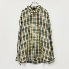 【値引き交渉OK！】古着 used　00s　Ralph　Lauren　ラルフローレン　ネルシャツ　ボタンダウンシャツ　チェック柄　マルチカラー　2XLサイズ
