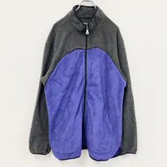 【値引き交渉OK！】古着 used　LAND’S END　ランズエンド　フルジップフリースジャケット/ボアジャケット　青　ブルー　XLサイズ